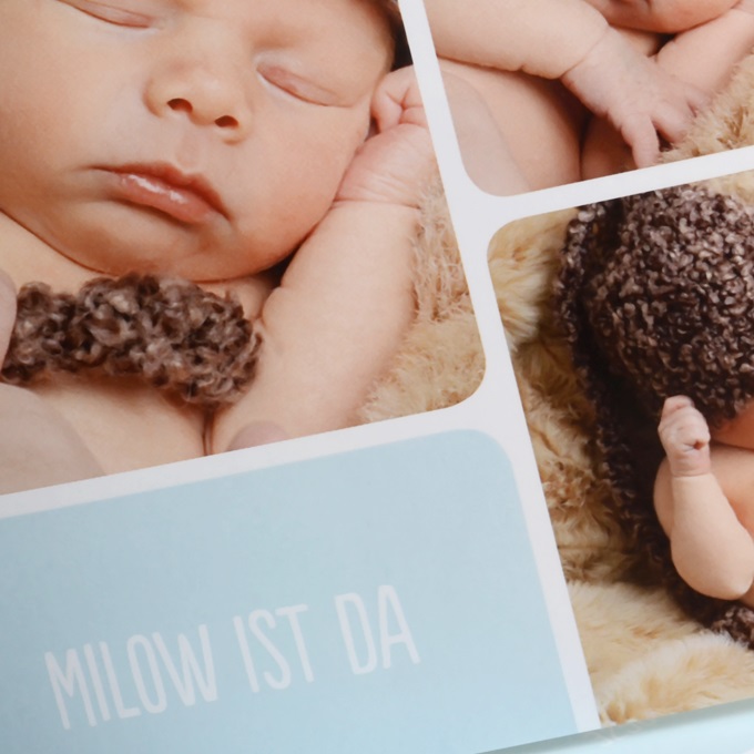 Geburtskarte Milow